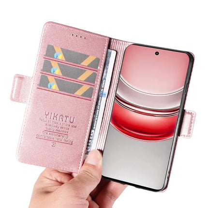 For Realme C75 Wallet Phone Case YIKATU YK-003 Leather Stand Cover