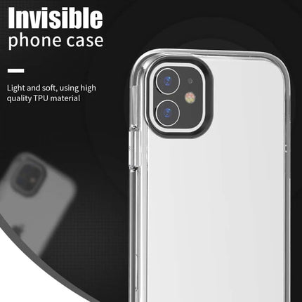 For iPhone 11 Case PC + TPU Shockproof Clear Phone Cover