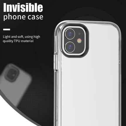 For iPhone 11 Case PC + TPU Shockproof Clear Phone Cover