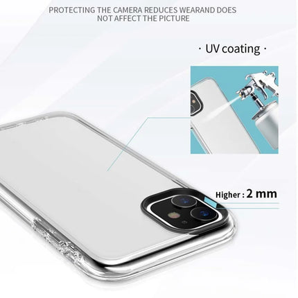 For iPhone 11 Case PC + TPU Shockproof Clear Phone Cover