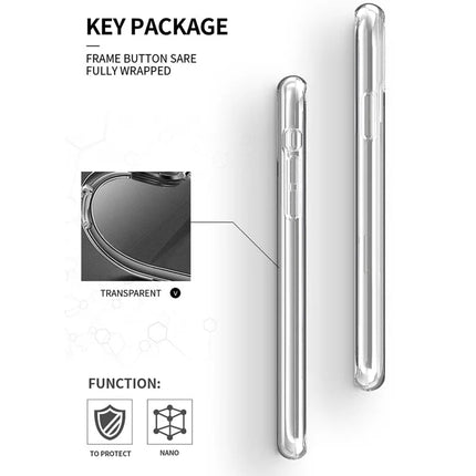 For iPhone 11 Case PC + TPU Shockproof Clear Phone Cover