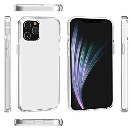 For iPhone 11 Pro Max Case PC + TPU Shockproof Clear Phone Cover