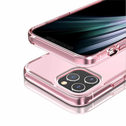 For iPhone 11 Pro Max Case PC + TPU Shockproof Clear Phone Cover