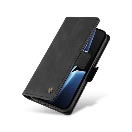 For OnePlus Ace 5G Leather Case YIKATU YK-005 Skin-touch Feeling Wallet Phone Cover