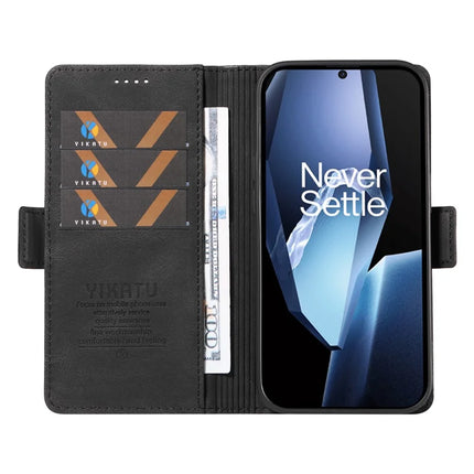 For OnePlus Ace 5G Leather Case YIKATU YK-005 Skin-touch Feeling Wallet Phone Cover
