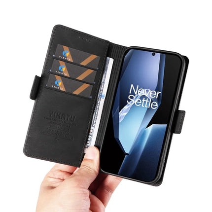 For OnePlus Ace 5G Leather Case YIKATU YK-005 Skin-touch Feeling Wallet Phone Cover