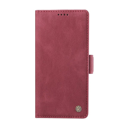 For OnePlus Ace 5G Leather Case YIKATU YK-005 Skin-touch Feeling Wallet Phone Cover