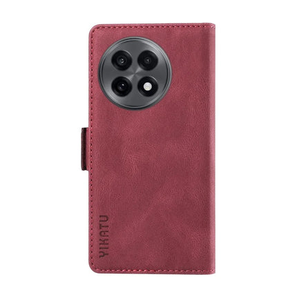 For OnePlus Ace 5G Leather Case YIKATU YK-005 Skin-touch Feeling Wallet Phone Cover