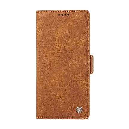 For OnePlus Ace 5G Leather Case YIKATU YK-005 Skin-touch Feeling Wallet Phone Cover