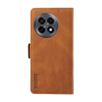 For OnePlus Ace 5G Leather Case YIKATU YK-005 Skin-touch Feeling Wallet Phone Cover