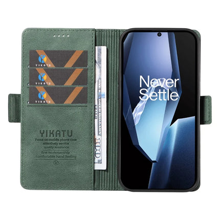 For OnePlus Ace 5G Leather Case YIKATU YK-005 Skin-touch Feeling Wallet Phone Cover