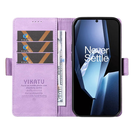 For OnePlus Ace 5G Leather Case YIKATU YK-005 Skin-touch Feeling Wallet Phone Cover