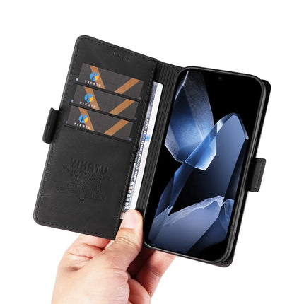 For OnePlus 13 Leather Case YIKATU YK-005 Skin-touch Feeling Wallet Phone Cover