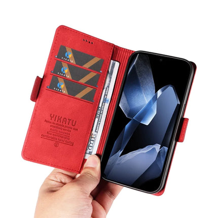 For OnePlus 13 Leather Case YIKATU YK-005 Skin-touch Feeling Wallet Phone Cover
