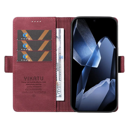 For OnePlus 13 Leather Case YIKATU YK-005 Skin-touch Feeling Wallet Phone Cover