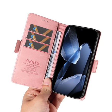 For OnePlus 13 Leather Case YIKATU YK-005 Skin-touch Feeling Wallet Phone Cover