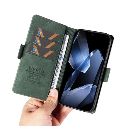 For OnePlus 13 Leather Case YIKATU YK-005 Skin-touch Feeling Wallet Phone Cover