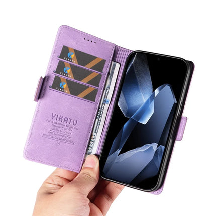 For OnePlus 13 Leather Case YIKATU YK-005 Skin-touch Feeling Wallet Phone Cover