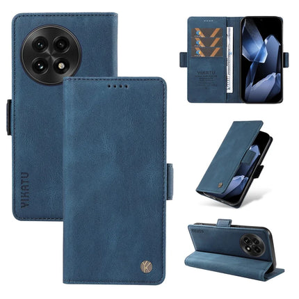 For OnePlus 13 Leather Case YIKATU YK-005 Skin-touch Feeling Wallet Phone Cover - Blue