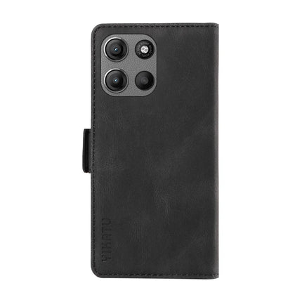 For Motorola Moto G15 4G Leather Case YIKATU YK-005 Skin-touch Feeling Wallet Phone Cover