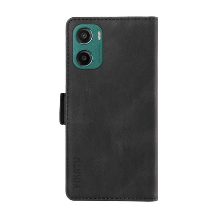 For Motorola Moto G05 4G Leather Case YIKATU YK-005 Skin-touch Feeling Wallet Phone Cover