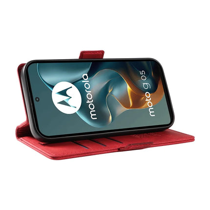 For Motorola Moto G05 4G Leather Case YIKATU YK-005 Skin-touch Feeling Wallet Phone Cover