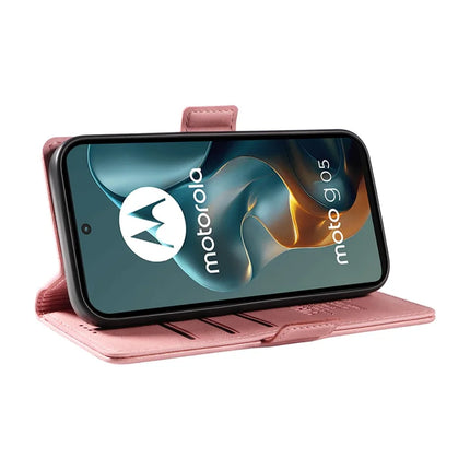 For Motorola Moto G05 4G Leather Case YIKATU YK-005 Skin-touch Feeling Wallet Phone Cover