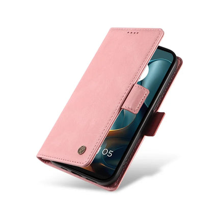 For Motorola Moto G05 4G Leather Case YIKATU YK-005 Skin-touch Feeling Wallet Phone Cover