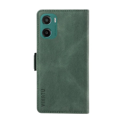 For Motorola Moto G05 4G Leather Case YIKATU YK-005 Skin-touch Feeling Wallet Phone Cover