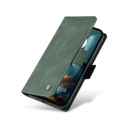 For Motorola Moto G05 4G Leather Case YIKATU YK-005 Skin-touch Feeling Wallet Phone Cover