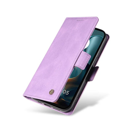 For Motorola Moto G05 4G Leather Case YIKATU YK-005 Skin-touch Feeling Wallet Phone Cover