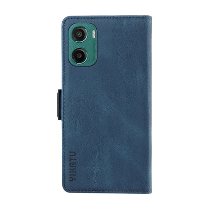 For Motorola Moto G05 4G Leather Case YIKATU YK-005 Skin-touch Feeling Wallet Phone Cover