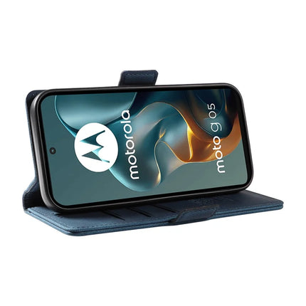 For Motorola Moto G05 4G Leather Case YIKATU YK-005 Skin-touch Feeling Wallet Phone Cover