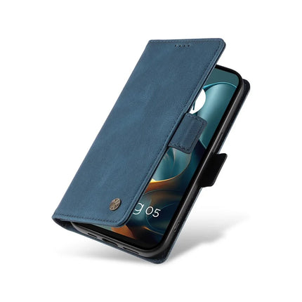 For Motorola Moto G05 4G Leather Case YIKATU YK-005 Skin-touch Feeling Wallet Phone Cover