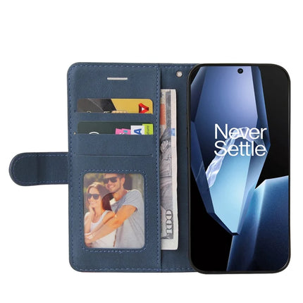 For OnePlus Ace 5G Leather Case Wallet Stand Color Splicing Phone Cover