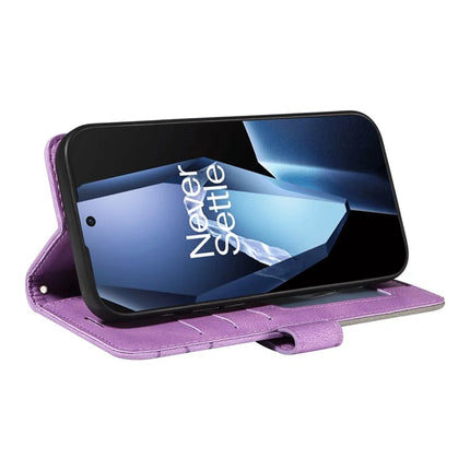 For OnePlus Ace 5G Leather Case Wallet Stand Color Splicing Phone Cover