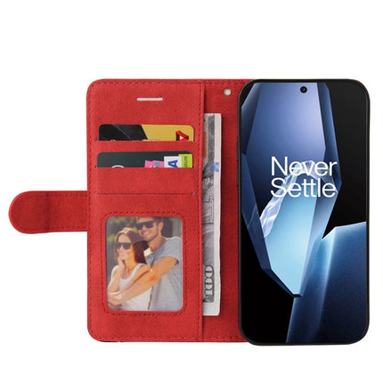 For OnePlus Ace 5G Leather Case Wallet Stand Color Splicing Phone Cover