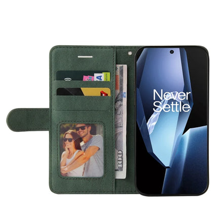 For OnePlus Ace 5G Leather Case Wallet Stand Color Splicing Phone Cover