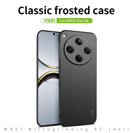 For Oppo Find X8 5G PC Case MOFI Shield Matte Series Slim Fit Phone Cover