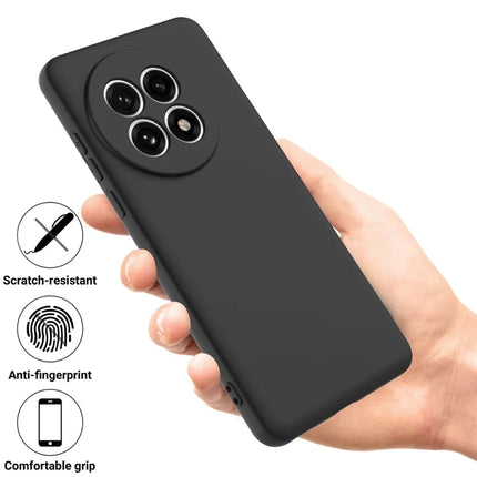 For OnePlus Ace 5 5G / OnePlus Ace 5 Pro 5G / OnePlus 13R 5G Liquid Silicone Case Phone Back Cover with Hand Strap