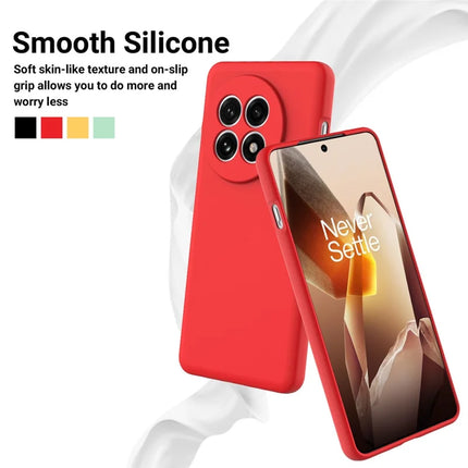 For OnePlus Ace 5 5G / OnePlus Ace 5 Pro 5G / OnePlus 13R 5G Liquid Silicone Case Phone Back Cover with Hand Strap