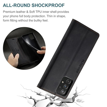 For Samsung Galaxy A40 Wallet Case AUTSPACE A01 Leather Stand Cover with RFID Blocking Card Holder