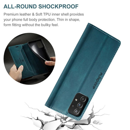 For Samsung Galaxy A40 Wallet Case AUTSPACE A01 Leather Stand Cover with RFID Blocking Card Holder