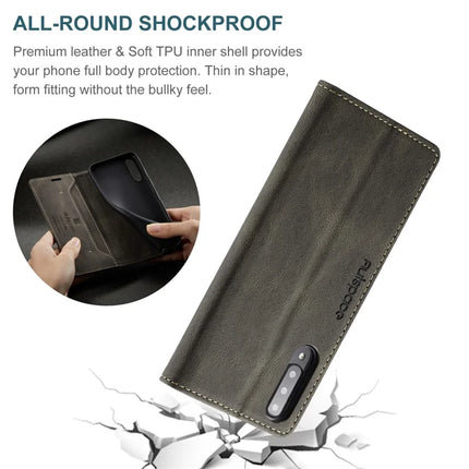 For Samsung Galaxy A50s / Galaxy A30s / Galaxy A50 Wallet Case AUTSPACE A01 Leather Stand Cover with RFID Blocking Card Holder