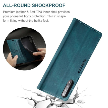 For Samsung Galaxy A50s / Galaxy A30s / Galaxy A50 Wallet Case AUTSPACE A01 Leather Stand Cover with RFID Blocking Card Holder