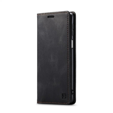 For Samsung Galaxy A15 5G / Galaxy A15 4G Wallet Case AUTSPACE A01 Leather Stand Cover with RFID Blocking Card Holder
