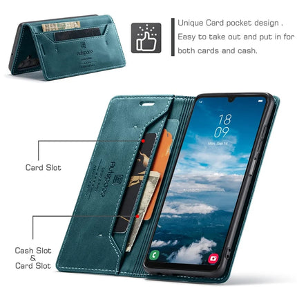 For Samsung Galaxy A25 5G (Global) (161.0 x 76.5 x 8.3mm) Wallet Case AUTSPACE A01 Leather Stand Cover with RFID Blocking Card Holder