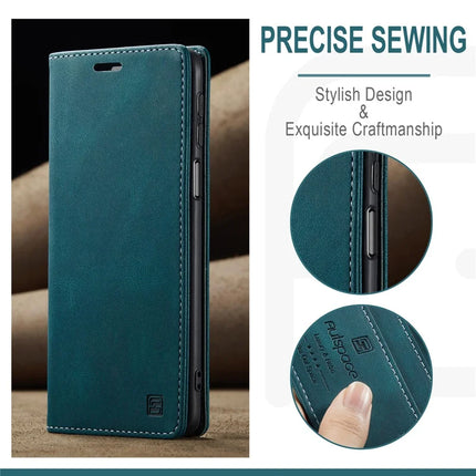 For Samsung Galaxy A16 5G Wallet Case AUTSPACE A01 Leather Stand Cover with RFID Blocking Card Holder