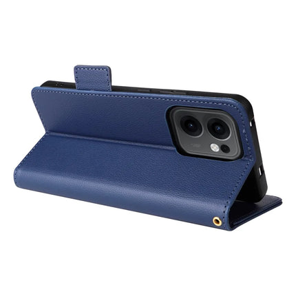 For Oppo Reno13 F 5G / 4G Case Litchi Texture PU Leather Wallet Flip Phone Cover