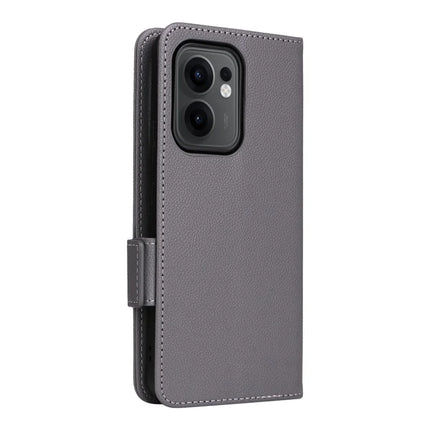 For Oppo Reno13 F 5G / 4G Case Litchi Texture PU Leather Wallet Flip Phone Cover